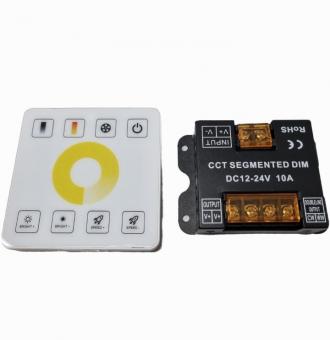 Dimmer CCT cu telecomanda RF touch 10A 12V 24V 