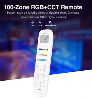 Telecomanda 100 zone MiLight RGB CCT RF 