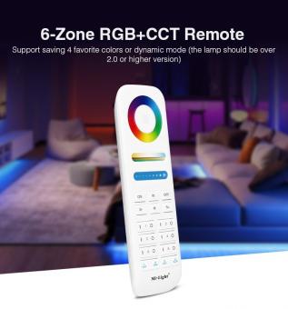 Telecomanda 6 zone MiLight RGB CCT RF 