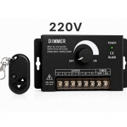 Dimmer cu buton si telecomanda 220V 30A