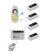 Kit telecomanda RGBW 4 zone WiFi