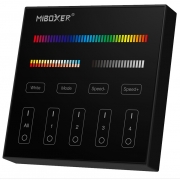 Telecomanda RGBW 4 zone MiLight RF de perete negru