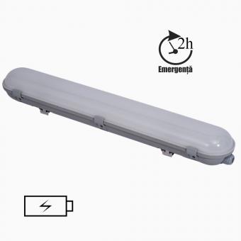 Lampa LED industriala cu kit de emergenta 120cm 40W