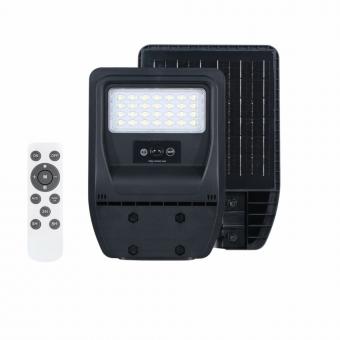 Lampa iluminat stradal cu panou fotovoltaic si telecomanda 30W 