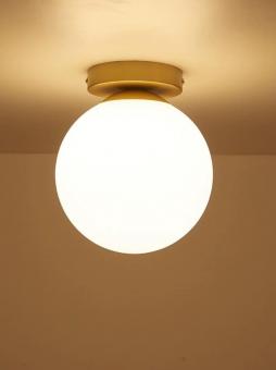 Lustra E 27 glob alb mat 