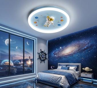 Lustra LED Astronaut 3 tipuri de lumina cu telecomanda 78W