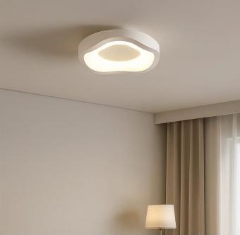 Lustra LED Soft Flow alba 24W
