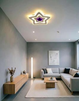 Lustra LED cu telecomanda 100W