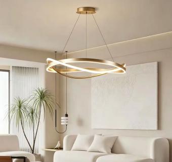 Lustra LED cu telecomanda Aura Ring 110W
