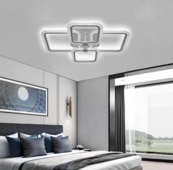 Lustra LED dimabila cu telecomanda 3 functii 78W