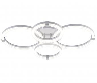 Lustra LED dimabila cu telecomanda 3 functii LUNA 4 brate 100W