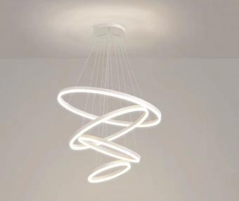 Lustra LED dimabila cu telecomanda 3 functii white 113W