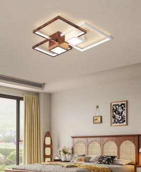 Lustra LED moderna Quadra cu telecomanda 158W