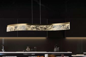 Lustra LED suspendata cu telecomanda Marble Lux 42W