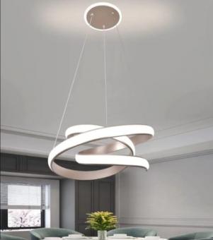 Lustra LED suspendata cu telecomanda Spiral Wave 262W