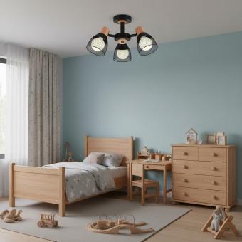 Lustra Nordic Wood 3xE27 