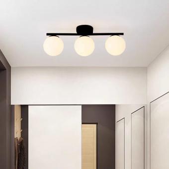 Lustra moderna 3 globuri black 3xE27