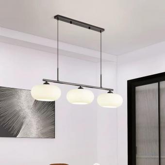Lustra moderna OvalGlow 3xE27 black 