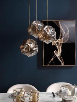 Lustra suspendata Amber Glow 