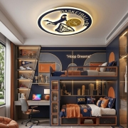 Lustra LED Basketball 3 tipuri de lumina cu telecomanda 142W