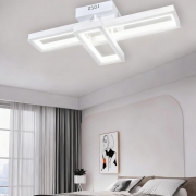 Lustra LED cu telecomanda Cross Square white 100W