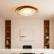 Lustra LED cu telecomanda Eclipse Wood 172W