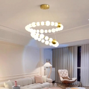 Lustra LED cu telecomanda Infinity Galaxy 186W