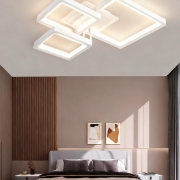 Lustra LED cu telecomanda Square Fusion white 122W