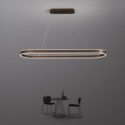 Lustra LED dimabila cu telecomanda 3 functii Coffe120W 120W