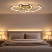 Lustra LED dimabila cu telecomanda 3 tipuri de lumina 103W