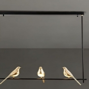 Lustra LED suspendata Golden Birds Line 30W