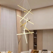 Lustra LED suspendata cu telecomanda Golden Lines 216W