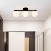 Lustra moderna 3 globuri black 3xE27