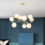 Lustra moderna Elyra 8xE27 gold