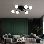 Lustra moderna Novix 6xE27 black