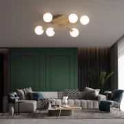 Lustra moderna Novix 6xE27 gold