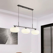 Lustra moderna OvalGlow 3xE27 black