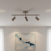 Lustra moderna liniara 3xGU10 crom