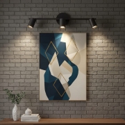 Lustra moderna liniara 3xGU10 neagra