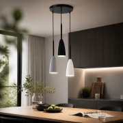 Lustra suspendata moderna cu 3 pendule E27