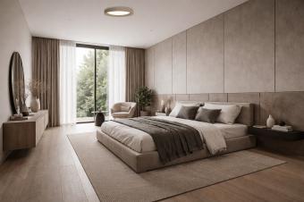 Plafoniera LED Gri Bej 60W