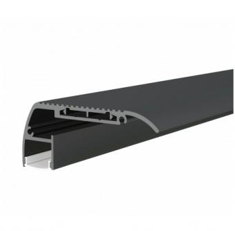 Profil LED 2m pentru trepte Negru 