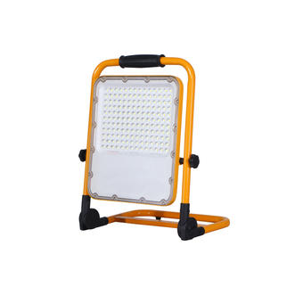 50W DC3 2V 4AH Proiector LED SMD portabil reincarcabil 2000LM 6000K incarcare USB 