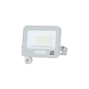 Proiector LED 20W cu senzor alb SMD 1800Lm IP65 6000K cablu 15cm 