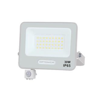 Proiector LED 30W cu senzor alb SMD 2700Lm IP65 4000K cablu 15cm 