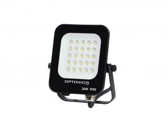 Proiector LED SMD 20W negru 1800Lm IP65 2700K 
