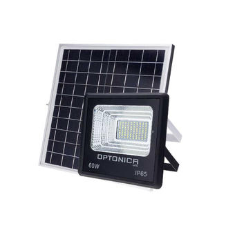 Proiector LED cu panou solar 20W 1800Lm 6000K 6 4V 11Ah 