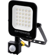 Proiector LED 20W cu senzor negru SMD 1800Lm IP65 2700K
