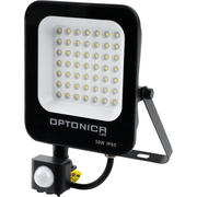Proiector LED 30W cu senzor negru SMD 2700Lm IP65 2700K