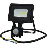 Proiector LED SMD 10W cu senzor negru IP65 2700K 800Lm cu cablu de 70cm